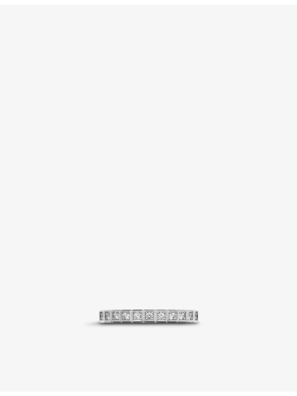 Chopard Ice Cube 18ct white-gold diamond ring, imported from the UK