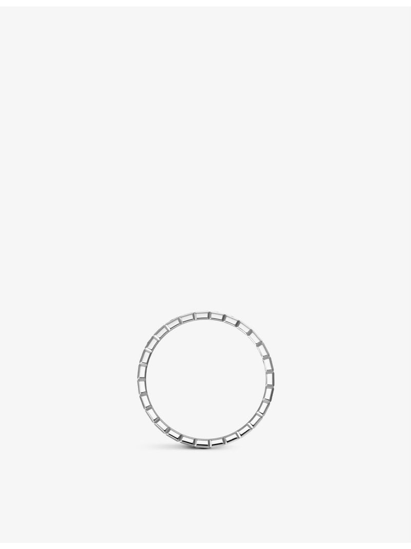 Chopard Ice Cube 18ct white-gold diamond ring, imported from the UK