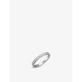 Ice Cube 18ct white-gold and diamond ring - 53mm