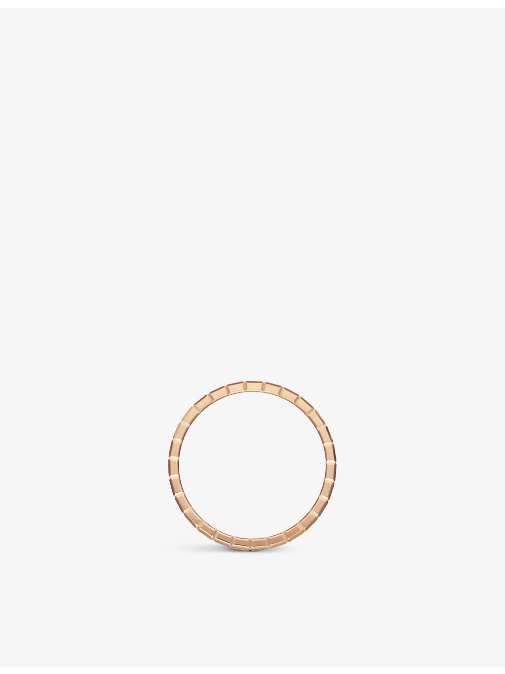 Chopard ice cube ring 18ct rose gold diamond Swiss luxury, UK version