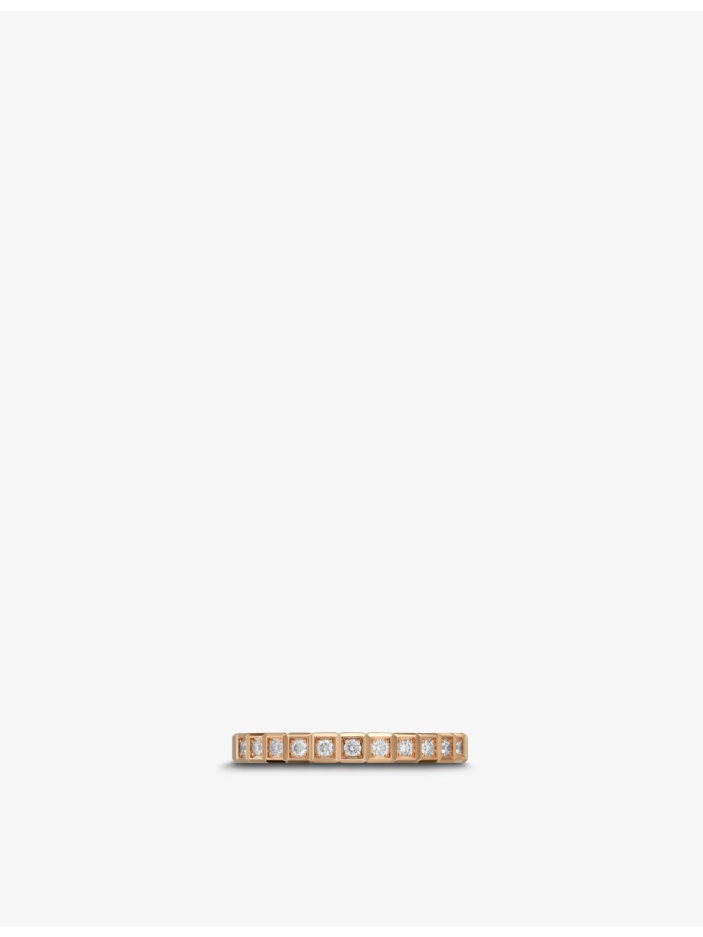 Chopard Ice Cube Pure 18ct rose gold diamond ring, UK version