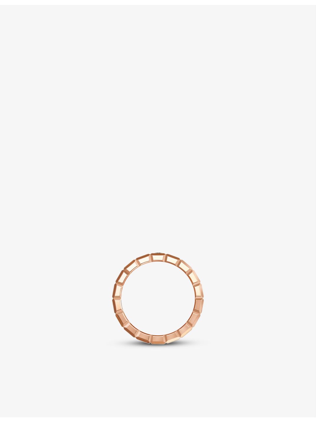 Chopard Ice Cube 18ct rose-gold 0.03ct diamond ring (British brand)