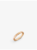 Chopard Ice Cube 18ct rose gold diamond ring, UK version
