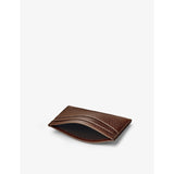 Aspinal of London logo-embellished leather card holder, UK version