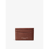 Aspinal of London logo-embellished leather card holder, UK version
