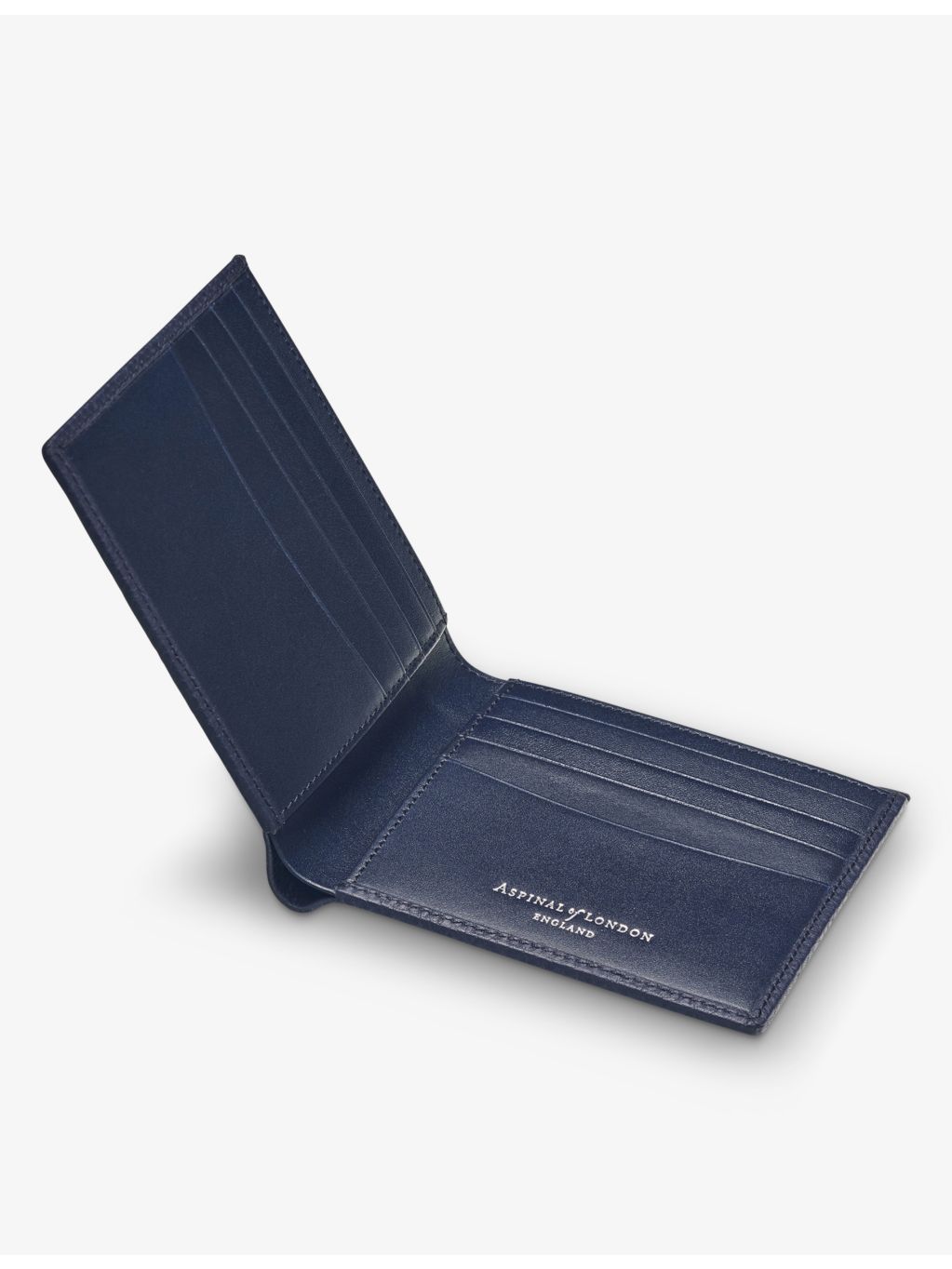 Aspinal of London logo-embellished leather wallet, imported from the UK