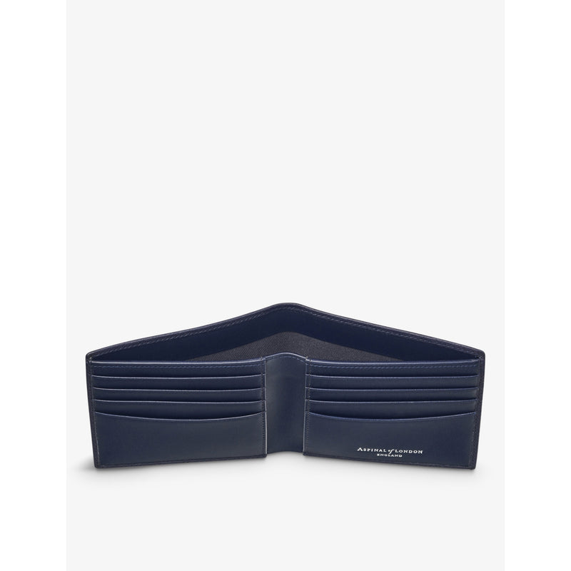 Aspinal of London logo-embellished leather wallet, imported from the UK