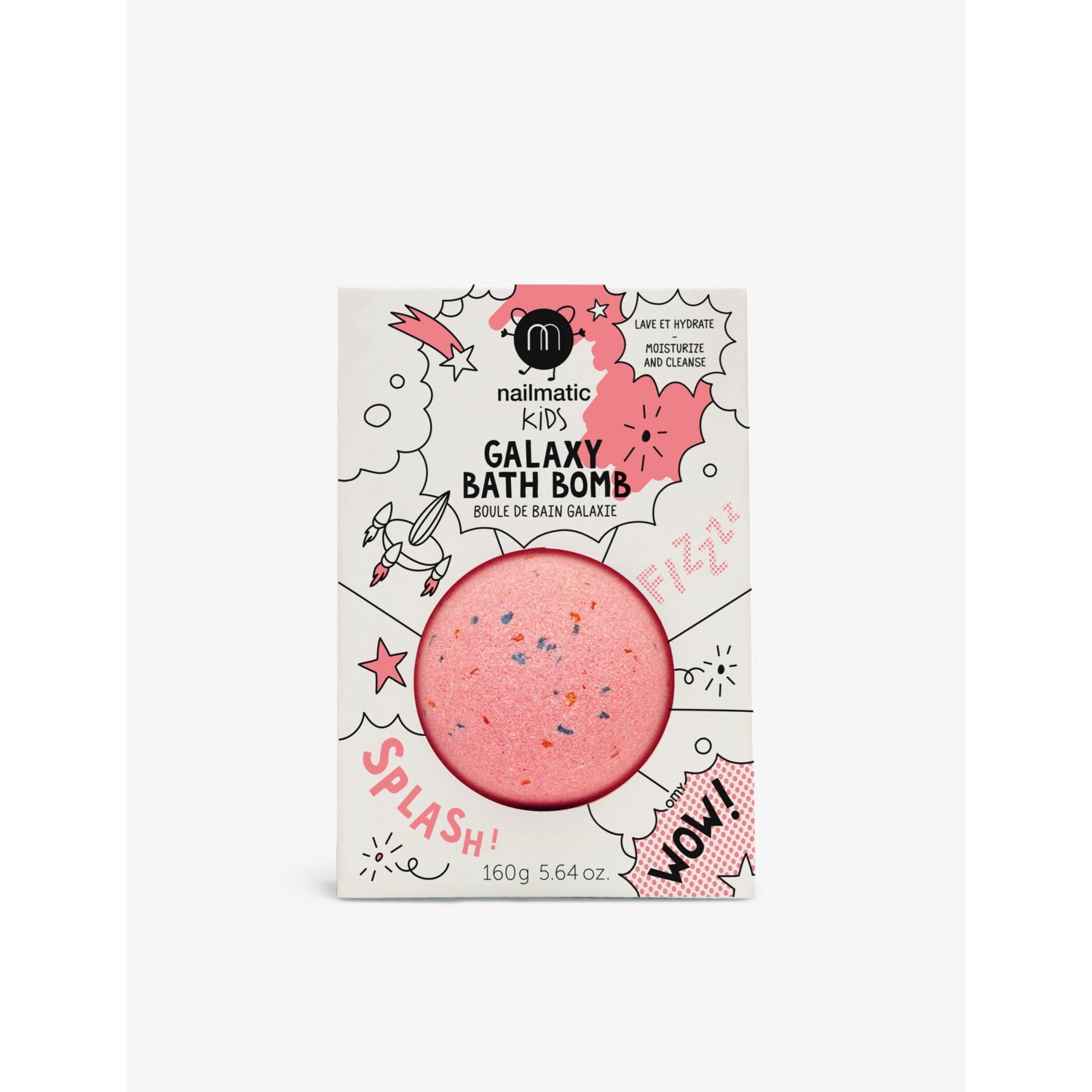 Nailmatic Galaxy bath bomb 160g for kids, UK version