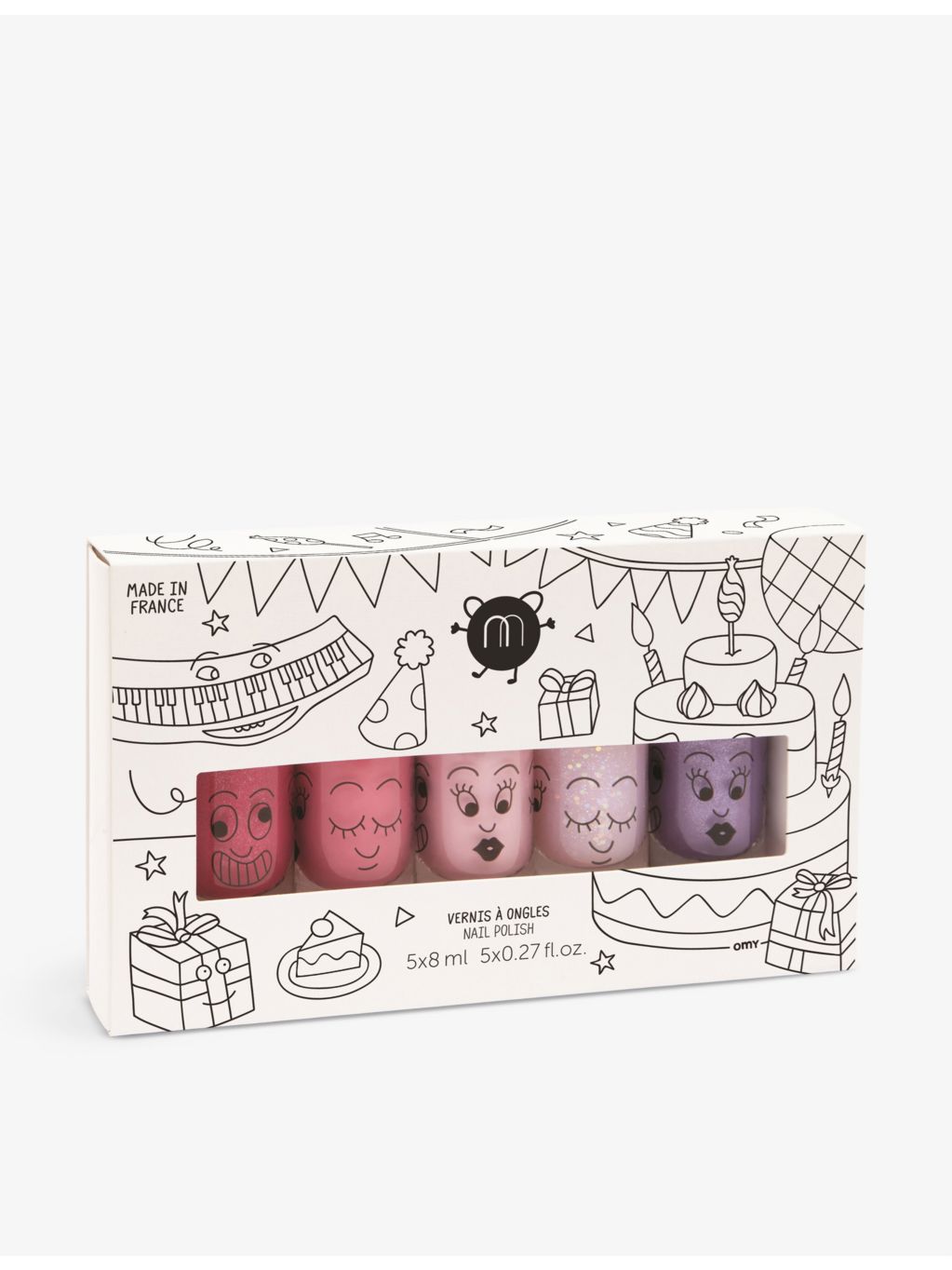 Nailmatic nail polish set 5 x 8ml - British product