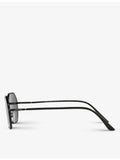 Giorgio Armani AR6112J acetate and metal sunglasses, UK version