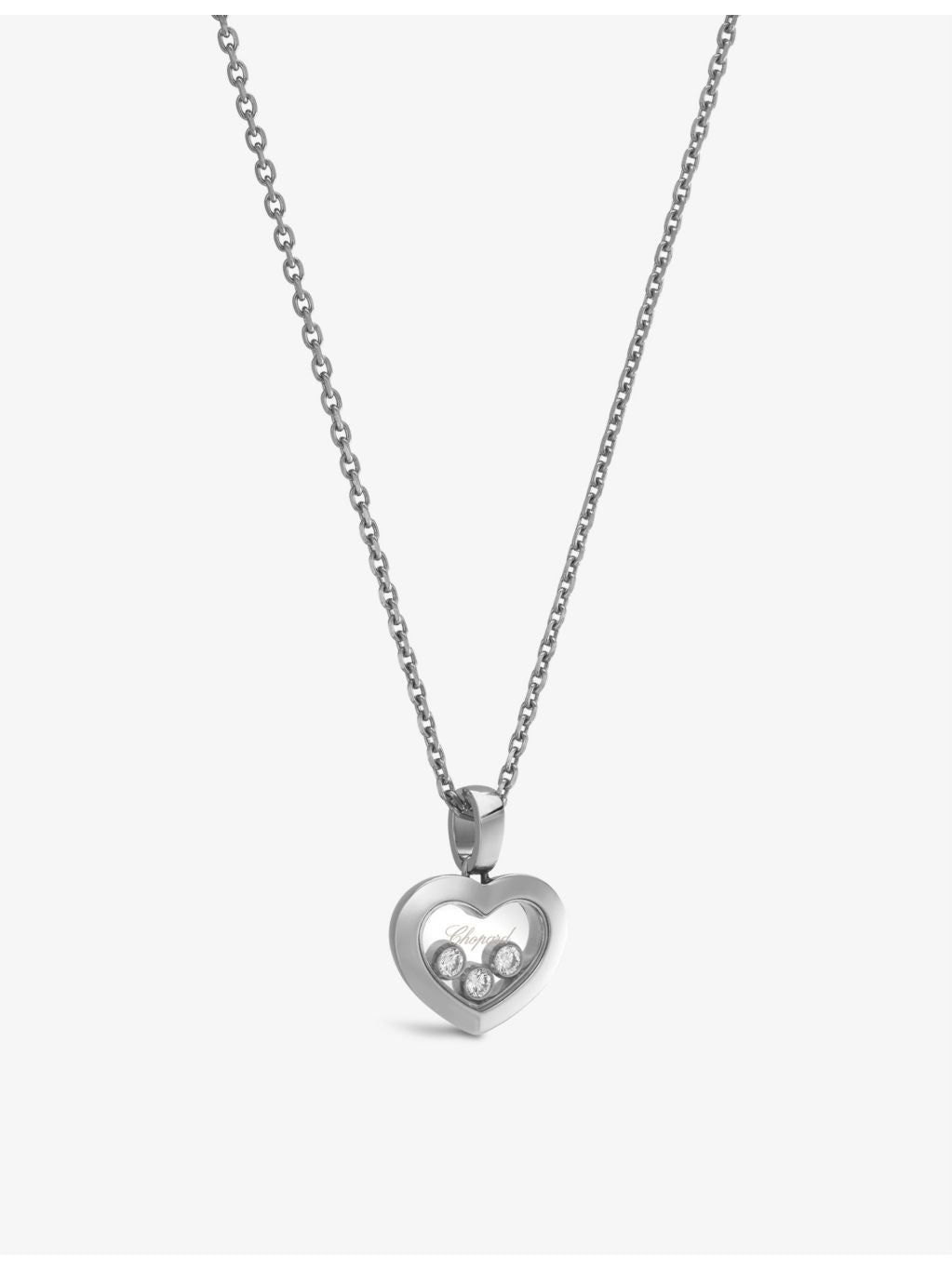 Chopard Happy Diamonds necklace 0.15ct diamond 42cm (British brand)