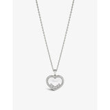 Chopard Happy Diamonds white gold pendant necklace, 0.73ct, imported from the UK