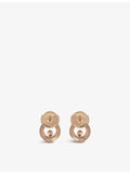 Chopard 18ct rose-gold diamond earrings 0.10ct pair (British brand)