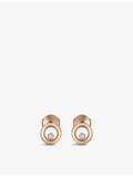 Chopard 18ct rose-gold diamond earrings 0.10ct pair (British brand)
