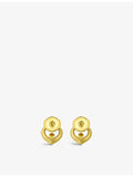 Chopard 18ct yellow gold diamond earrings (British brand)