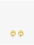 Chopard 18ct yellow gold diamond earrings (British brand)