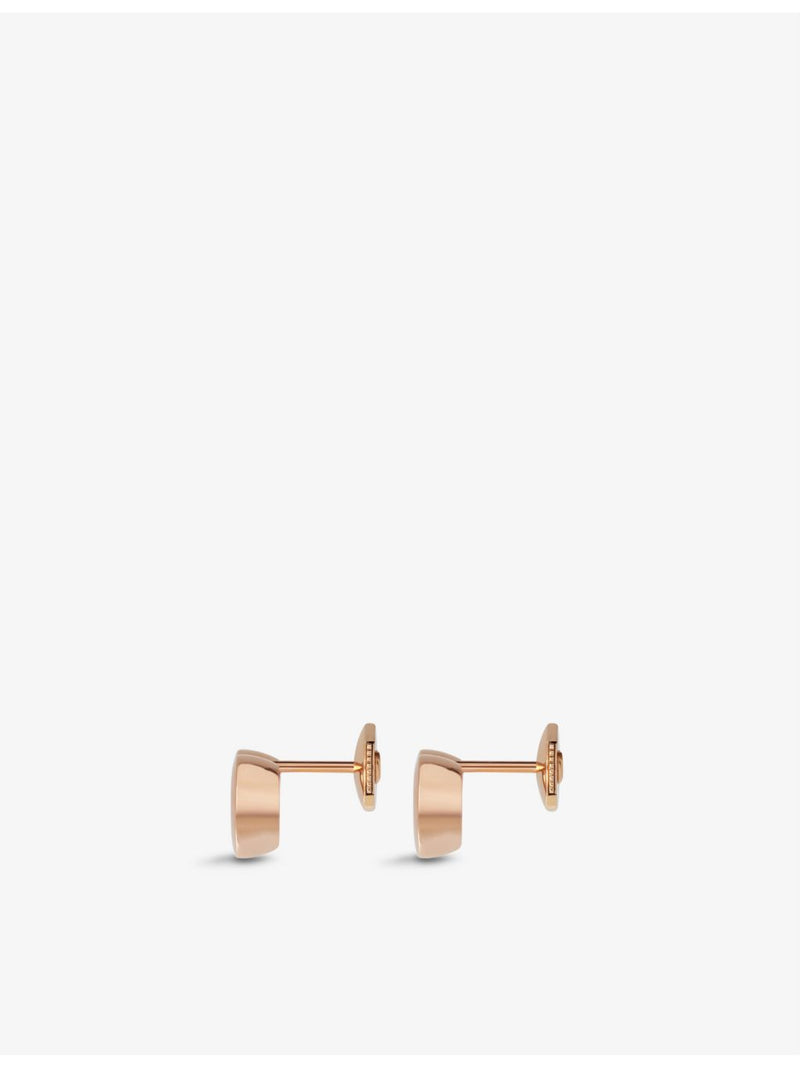 Chopard Happy Diamonds rose gold earrings 0.10ct, imported from the UK