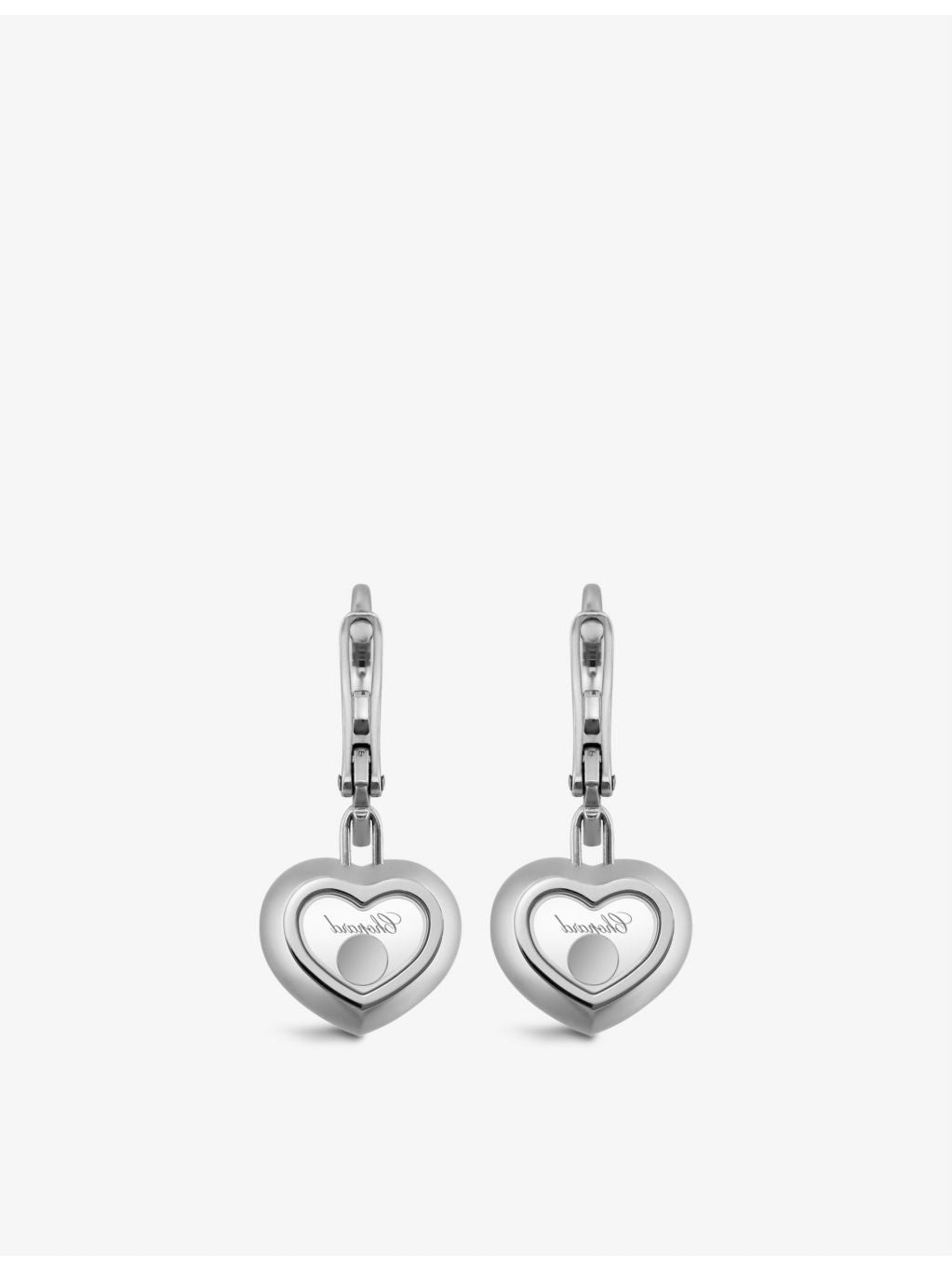 Chopard 18ct white gold diamond earrings 0.10ct, imported from the UK