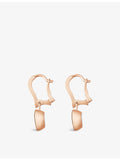 Chopard rose-gold diamond earrings 0.10ct, imported from the UK