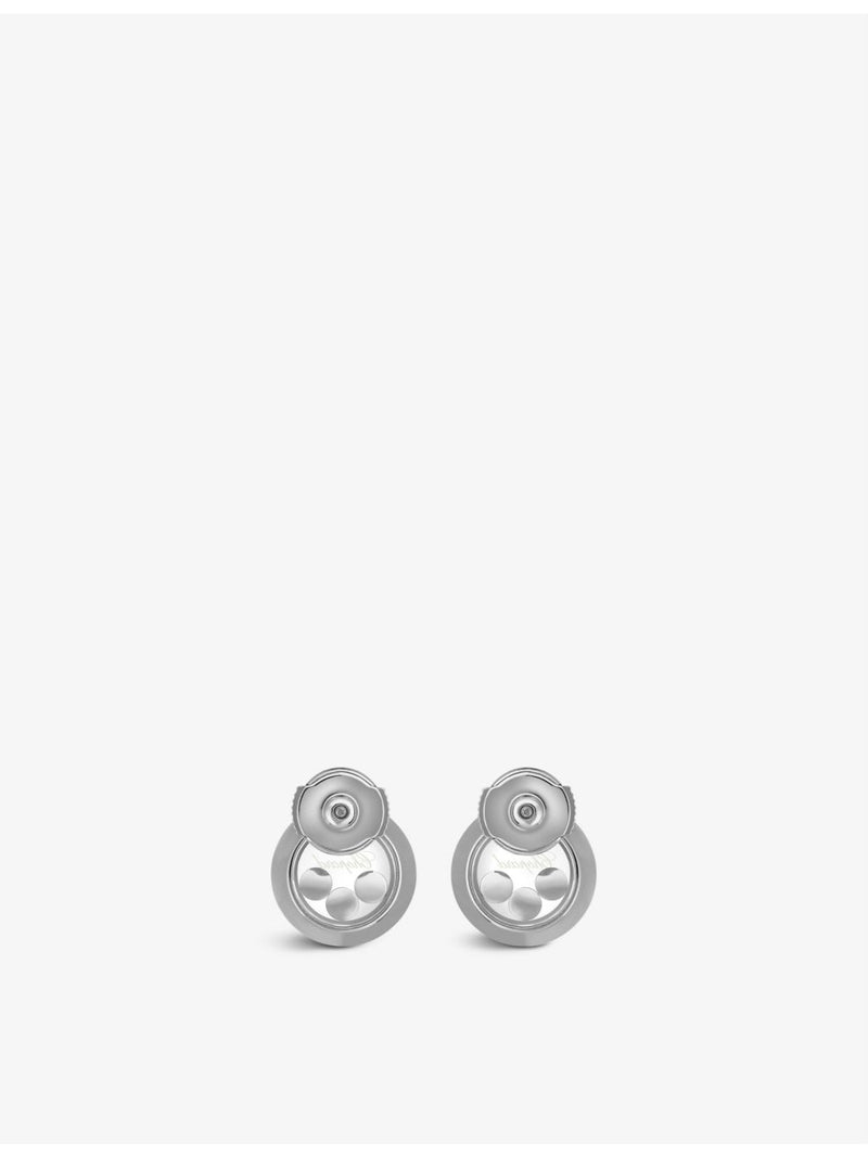Chopard 18ct white-gold diamond earrings 0.30ct - British product