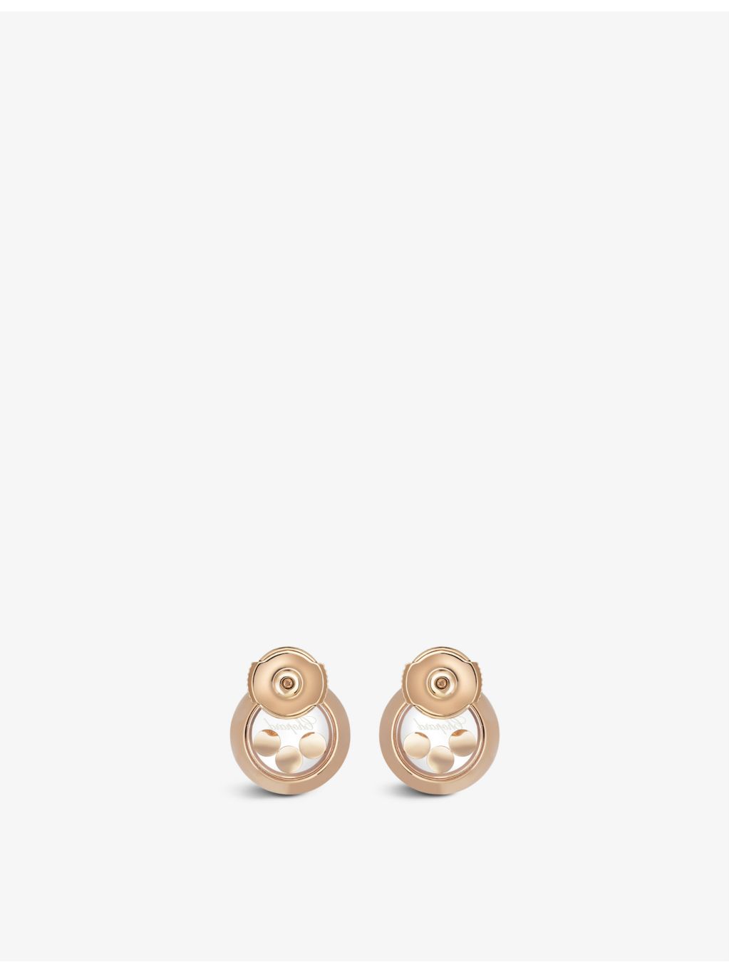 Chopard Happy Diamonds diamond earrings 0.30ct, imported from the UK