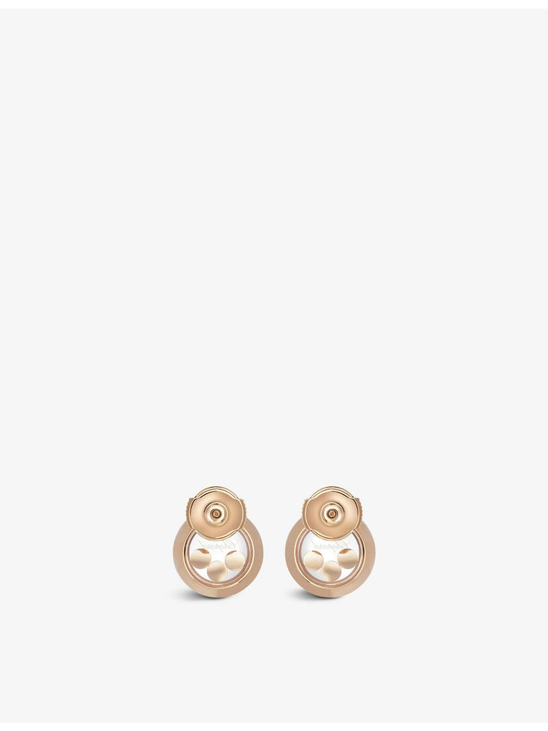 Chopard Happy Diamonds diamond earrings 0.30ct, imported from the UK