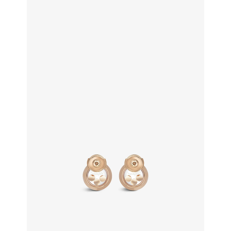 Chopard Happy Diamonds diamond earrings 0.30ct, imported from the UK