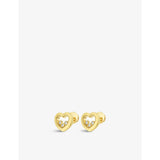 Chopard Happy Diamonds 18ct yellow gold diamond earrings (British brand)