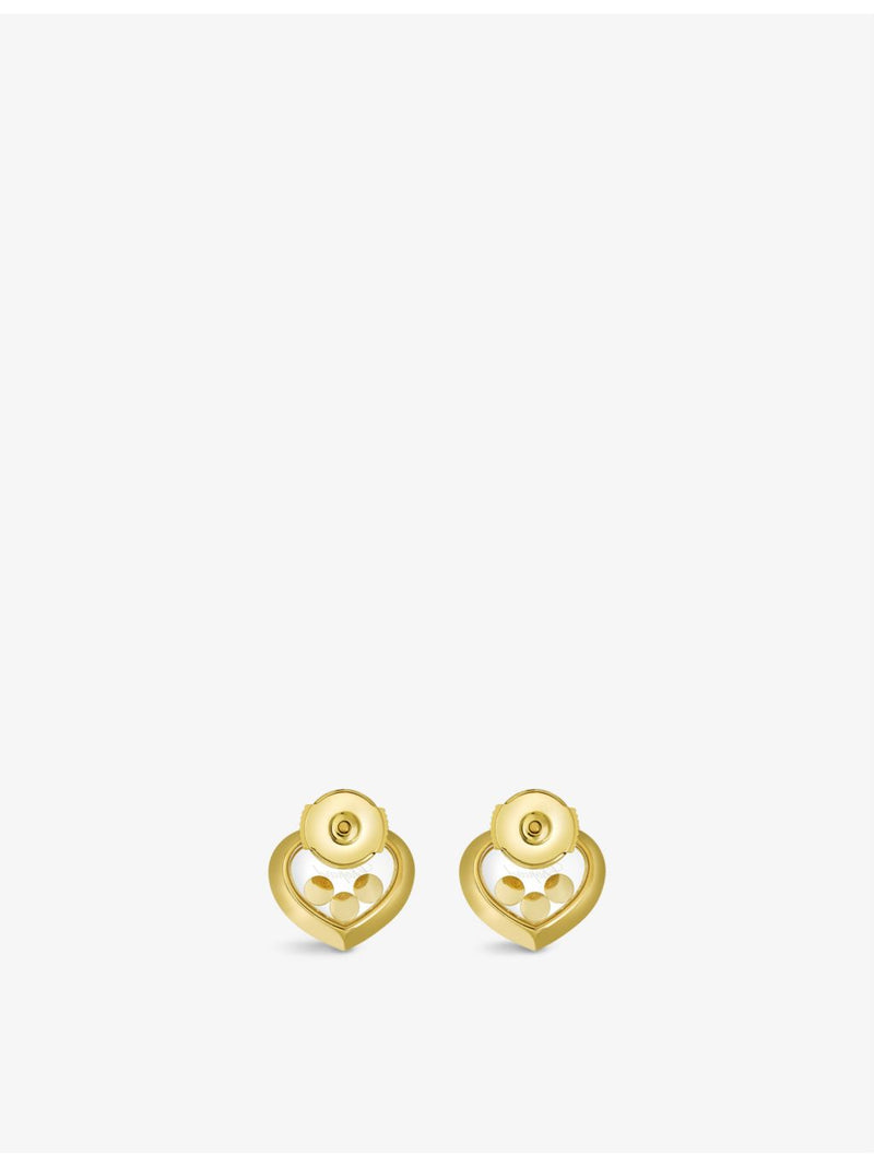 Chopard Happy Diamonds 18ct yellow gold diamond earrings (British brand)