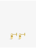 Chopard Happy Diamonds 18ct yellow gold diamond earrings (British brand)