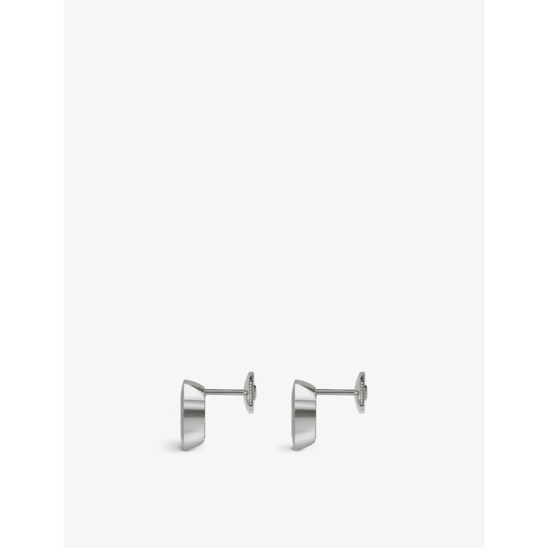 Chopard Happy Diamonds earrings 18ct white gold 0.3ct diamond, UK version