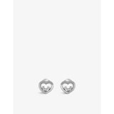 Chopard Happy Diamonds earrings 18ct white gold 0.3ct diamond, UK version