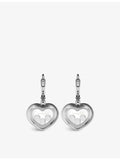 Chopard Happy Diamonds 18ct white gold diamond earrings, UK version
