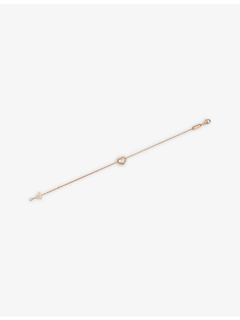 Chopard Happy Diamonds Icons 18ct rose-gold diamond bracelet, UK version