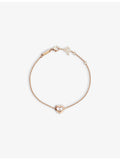 Chopard Happy Diamonds Icons 18ct rose-gold diamond bracelet, UK version