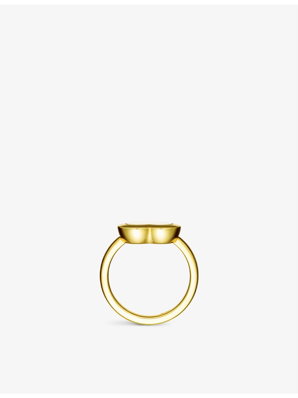 Chopard Happy Diamonds Icons ring 18ct yellow gold 0.15ct diamond (British brand)