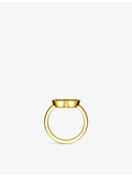 Chopard Happy Diamonds Icons ring 18ct yellow gold 0.15ct diamond (British brand)