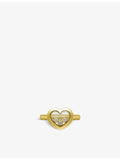 Chopard Happy Diamonds Icons ring 18ct yellow gold 0.15ct diamond (British brand)