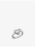 Chopard white-gold diamond ring 0.15ct brilliant-cut - British product