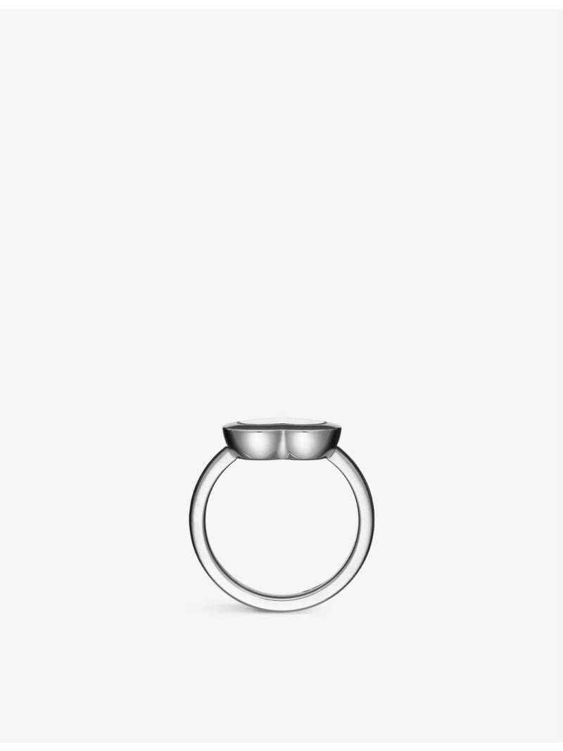 Chopard white-gold diamond ring 0.15ct brilliant-cut - British product