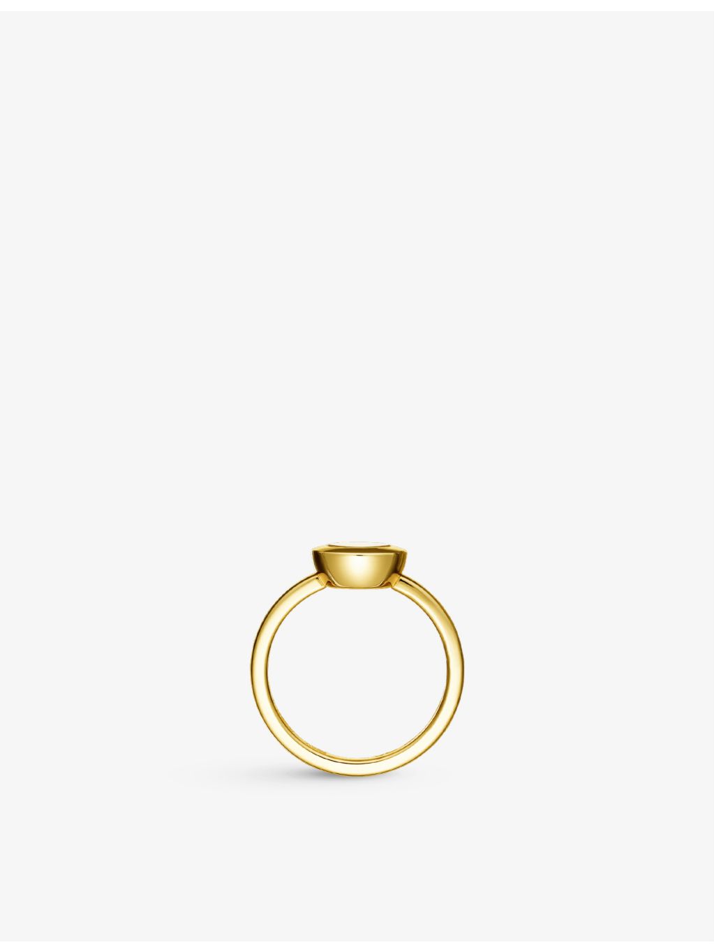 Chopard Yin-Yang diamond ring 18ct yellow gold 0.05ct (British brand)