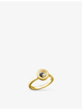 Chopard Yin-Yang diamond ring 18ct yellow gold 0.05ct (British brand)