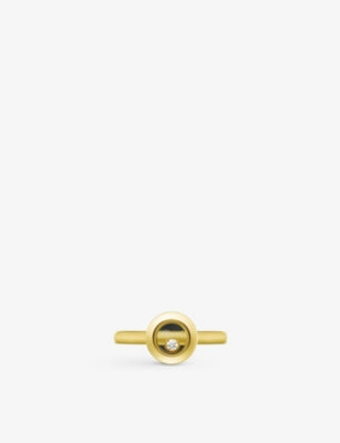 Chopard Happy Diamonds 18ct Yellow Gold 0.05ct Brilliant-Cut Diamond Ring