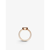 Chopard diamond ring 18ct rose gold 0.05ct (British brand)