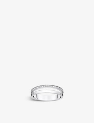 Thomas Sabo Open Sterling Silver and Zirconia Ring