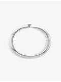 Shaune Leane Tusk Sabre sterling silver diamond bangle - British product