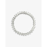 Serpent Trace slim sterling silver bracelet - S