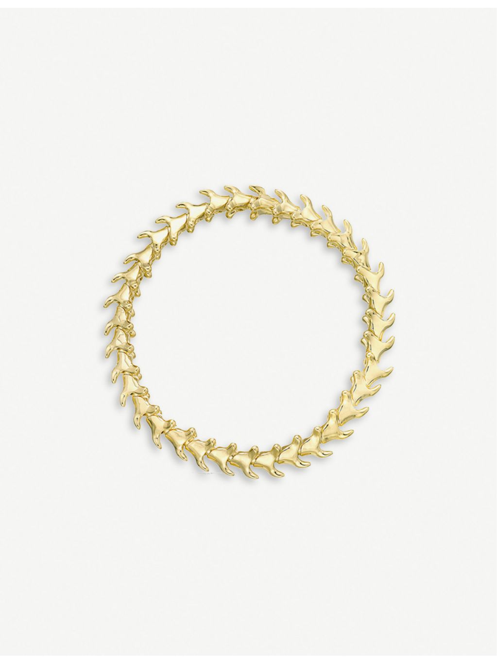 Shaune Leane Serpent Trace yellow-gold vermeil 11mm bracelet (British brand)