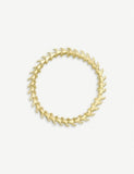 Shaune Leane Serpent Trace Yellow-Gold Vermeil Bracelet