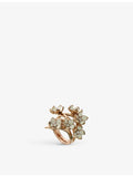 Shaun Leane Cherry Blossom diamond ring 29mm (British brand)